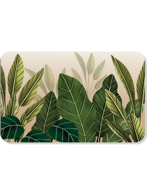 M&H Quality Dijital Baskılı Desenli Dekoratif Dış Kapı Önü ve Iç Mekan Paspası Yıkanabilir Kaymaz Taban