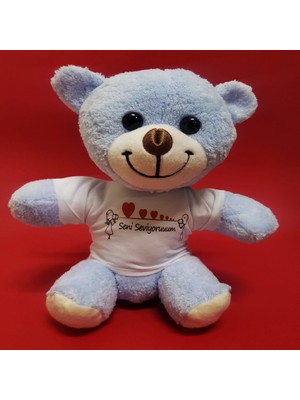 Kut Fly Seni Seviyorum Tişörtlü Peluş Ayıcık
