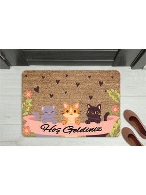 M&H Quality Çok Renkli Dekoratif Çok Amaçlı Iç ve Dış Kapı Önü Paspası