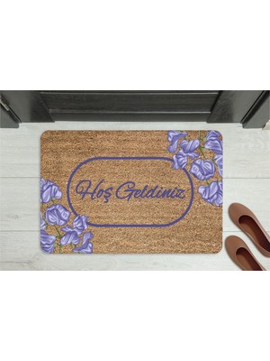 M&H Quality Çok Renkli Dekoratif Çok Amaçlı Iç ve Dış Kapı Önü Paspası