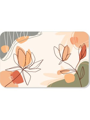 M&H Quality Dijital Baskılı Desenli Dekoratif Dış Kapı Önü ve Iç Mekan Paspası Yıkanabilir Kaymaz Taban