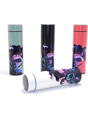 Kut Fly Anime Baskılı Dijital Göstergeli Termos 500 ml Model 1