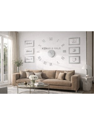 Salon Için Tasarlanmış Duvar Saati No 34