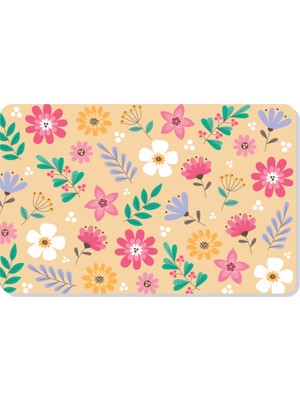 M&H Quality Dijital Baskılı Hoş Geldiniz Yazılır Desenli Dekoratif Dış Kapı Önü ve Iç Mekan Paspası Yıkanabilir