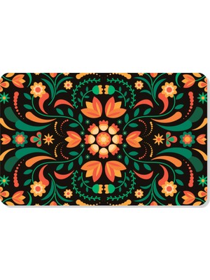 M&H Quality Dijital Baskılı Hoş Geldiniz Yazılır Desenli Dekoratif Dış Kapı Önü ve Iç Mekan Paspası Yıkanabilir