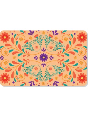 M&H Quality Dijital Baskılı Hoş Geldiniz Yazılır Desenli Dekoratif Dış Kapı Önü ve Iç Mekan Paspası Yıkanabilir