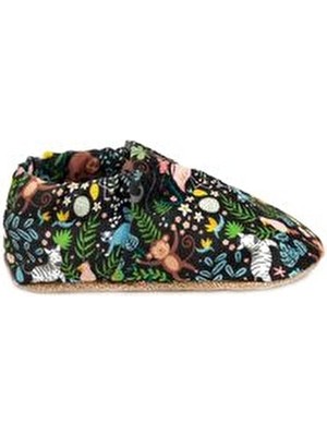 Bunnybons Çılgın Orman Kaydırmaz Taban Bebek Patik