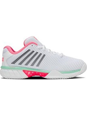 K-Swiss Hypercourt Express 2 Kadın Spor Ayakkabı Beyaz Nefes Alabilir Yapı ile Konforlu Tasarım