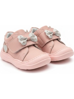 Kız Bebek Ilkadım Hakiki Deri Ortopedik Kaydırmaz Taban Ayakkabı