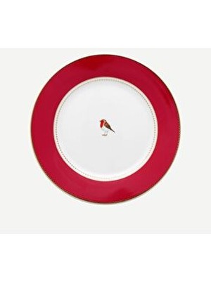 Pip Studio Love Birds Kırmızı Porselen Kahvaltı Tabağı 21 cm