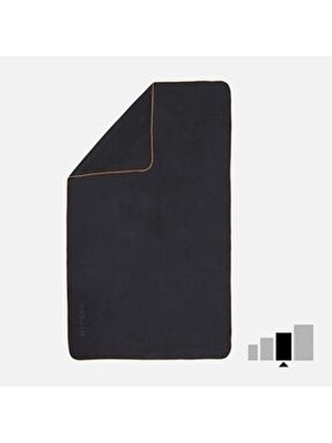 Decathlon Nabaiji Mikrofiber Havlu - L - Koyu Gri - 80 x 130 cm