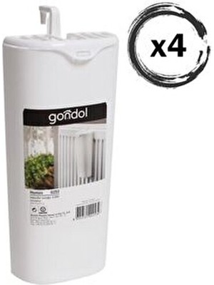 Gondol 4 Adet Kapaklı Plastik Kalorifer Petek Suluğu