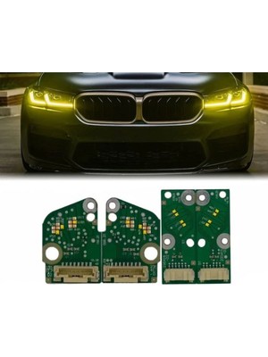 Bmw G30 Lci LED Modülü Sarı 2020-2024 Arası Uyumlu