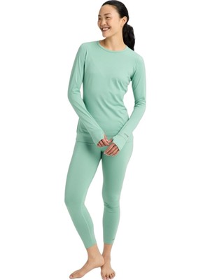 Burton Midweight Crew Kadın Yeşil Içlik Üst