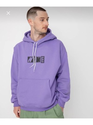 Nike Sb Fleece Copyshop Letters Bol Kalıp Mor Erkek Sweatshirt DV9060-567