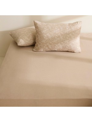 Sarah Anderson Alesia Tek Kişilik Çarşaf Takımı Bej