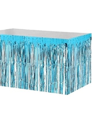 Masa Eteği Püskül Mavi Renk
