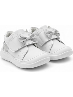 Kız Bebek Ilkadım Hakiki Deri Ortopedik Kaydırmaz Taban Ayakkabı