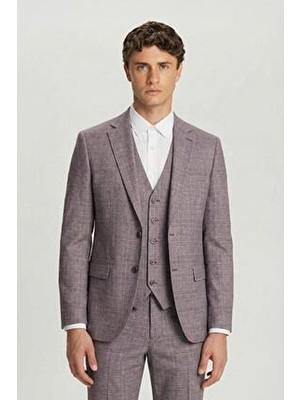 Sabri Özel Vest Suıt Bordo