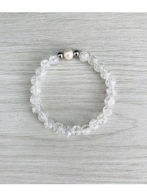 MK Tasarım Gerçek Necef - Inci Bileklik – MKT.1.101.30 - Taşların Kendi Rengidir, Boya Değildir