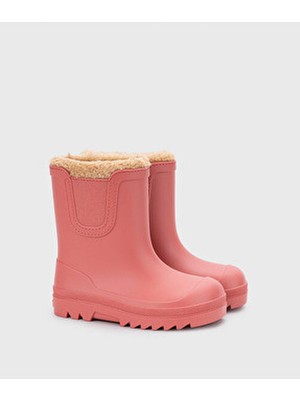 Igor Verona Borrego Coral Kadın Çizmesi Içi Kürklü Plastik Malzeme Düz Topuklu