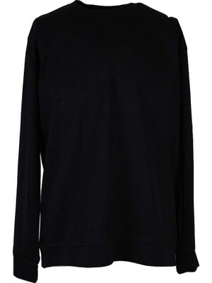 Trender Basic Modal Octavian Siyah Erkek Sweatshirt 26YG08000054
