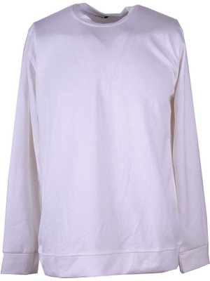 Trender Basic Modal Octavian Ekru Erkek Sweatshirt 26YG08000054