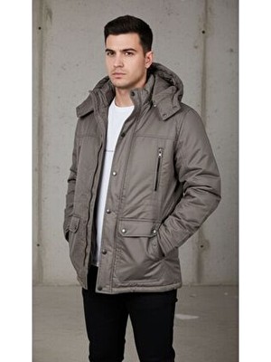 Moda İÇİ KÜRKLÜ KAPŞONLU KIŞLIK PALTO