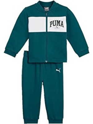 Puma Yeşil Bebek Eşofman Takımı 68333222B-MINICATS Squad