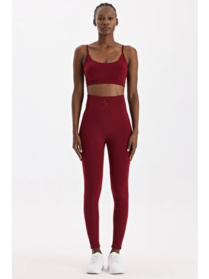 Come Up Toparlayıcı Tayt Scarlet Kırmızısı