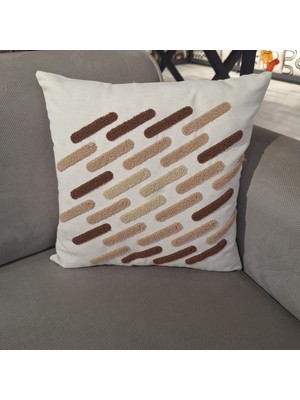 Kırlent Evim Kırlentevim Punch Kırlent Özel Tasarım Süzene Kılıf 45 x 45 cm