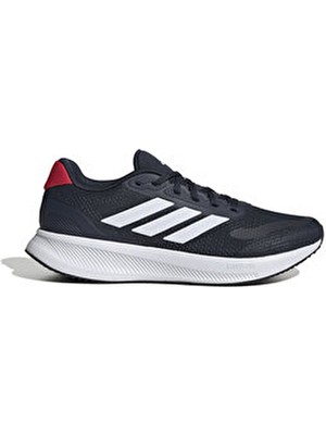 adidas Runfalcon 5 Erkek Koşu Ayakkabısı Bağcıklı 42,5 Siyah Tekstil Taban ile Rahat Kullanım