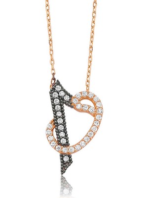 Erseyy Gümüş Elif Vav Bayan Kolye