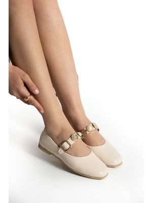 Hepici Bej Günlük Babet Tokalı Ayarlanabilir Hafif Rahat Ayakkabı