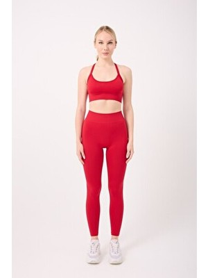 Forever More Aura Model Arkası Büzgülü Toparlayıcı Etkili Yüksek Bel Dikişsiz Tayt