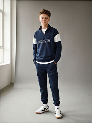 LC Waikiki Vizyon Yeni Sezon Beli Lastikli Polar Astarlı Erkek Çocuk Jogger Pantolon