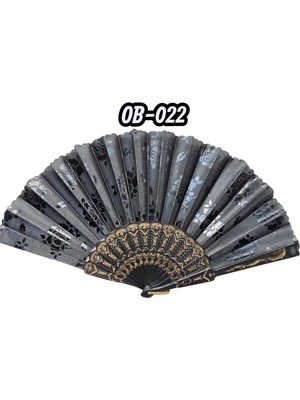 Pazarcan Plastik Kumaş Yelpaze 12'li OB-022