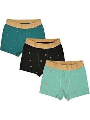 Organickid Charmed Erkek Çocuk Boxer Set 3'lü