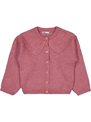 Civil Girls Yakalı 6-9 Yaş Hırka - Pembe 9-10 Yaş