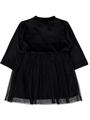 Civil Baby Tüllü 6-18 Ay Jile ve Elbise - Siyah 6-9 Ay