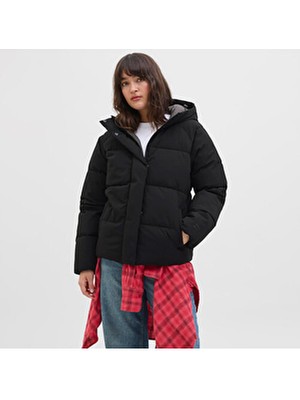 Jack & Jones Global Kadın Siyah Mont (12283784-B)