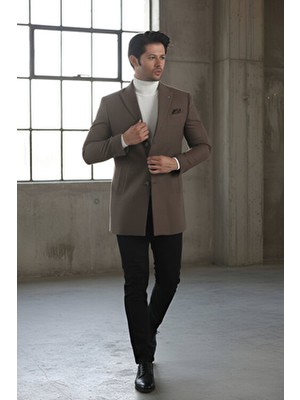 Bran Kaşe Premium Erkek Kaban