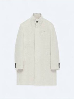 Kip Vizon Regular Fit Klasik Dokuma Palto