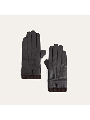 MUDO Mudo Dikiş Detaylı Hakiki Deri Eldiven