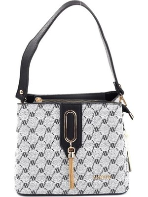 Armine Bayan Çanta 361 Gri Noktalı