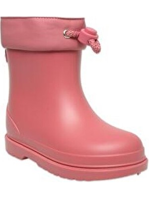 Igor CC330 Bimbi Euri Borregutio Pembe Çocuk Yağmur Çizme Kısa Topuklu Tekstil Astar