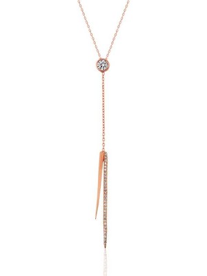 Erseyy 925 Ayar Gümüş Çubuk Kadın Gümüş Kolye