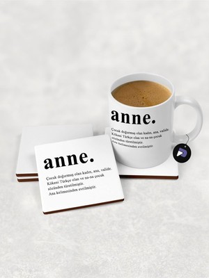 Günü Sözlük Tasarımlı Kupa Bardak Seti Mug (Günü Hediyesi, Hediye)