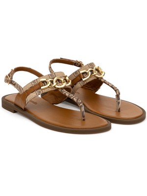 Pierre Cardin Kadın Kahverengi Sandalet 50305486-VR029