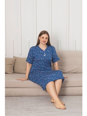 Asel Büyük Beden Ultrasoft Likralı Penye Elbise